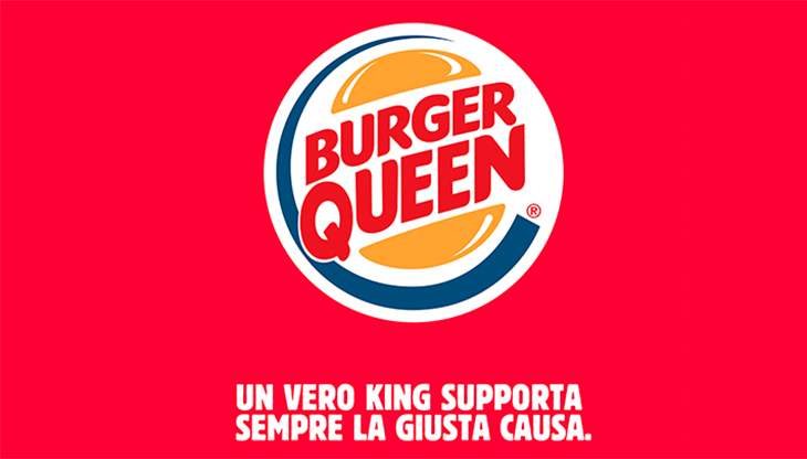 Il post social con cui Burger King ha aperto La Giornata internazionale contro la violenza sulle donne