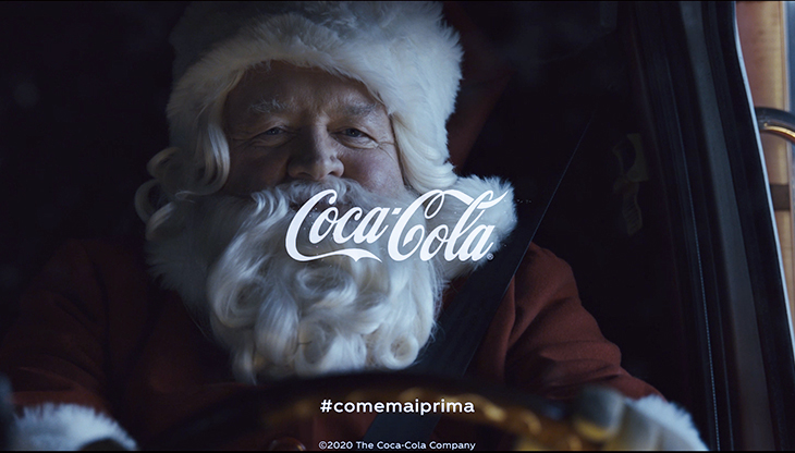 Un frame del nuovo spot di Natale Coca-Cola