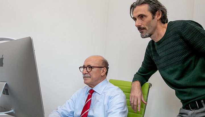 da sinistra: Antonio Fimiani e Claudio Caciagli, co-founder di AltaSartoria