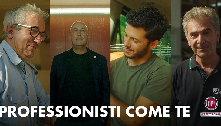 Nei nuovi spot, Fiat Professional dà voce ai professionisti