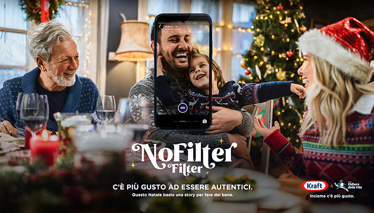 Kraft protagonista sui social con il "NoFilter Filter"