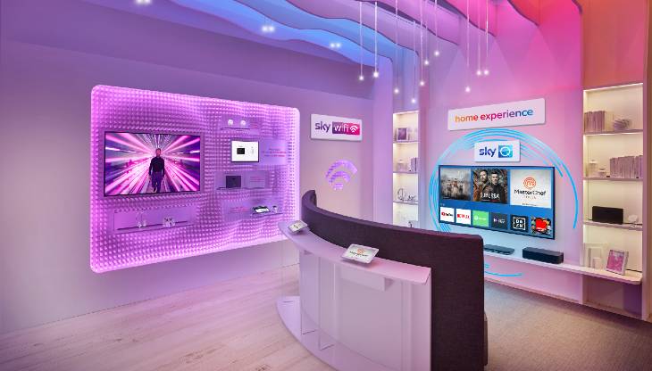 Sky, 50 negozi in Italia entro il 2021