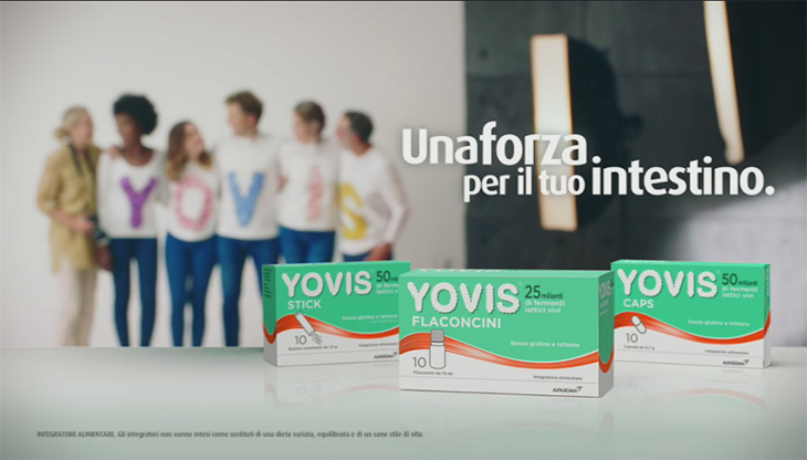 Un frame dello spot Yovis