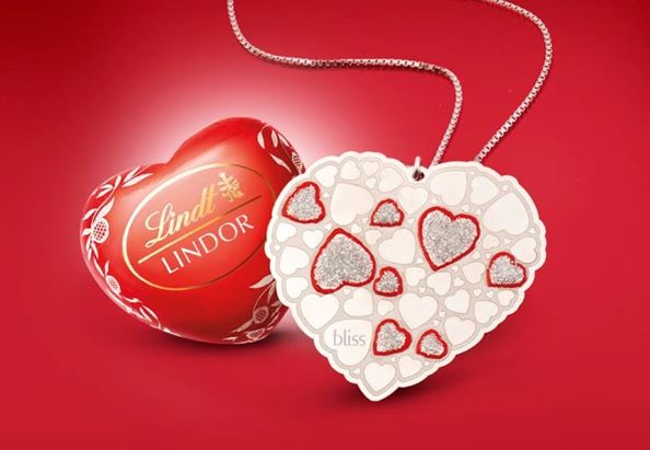 Bliss regala Lindt per un dolcissimo San Valentino. Campagna social per  l'iniziativa