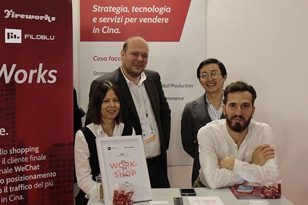 Lo stand ChinaWorks a Netcomm Forum 2019