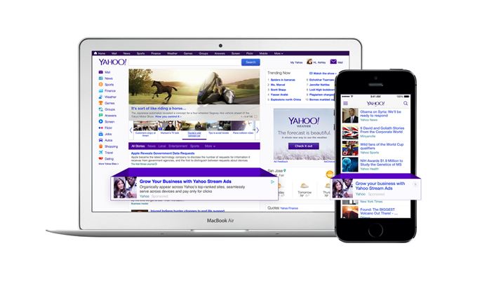 Ricerca Yahoo Le Campagne Sulla Homepage Del Portale Raddoppiano L Awareness