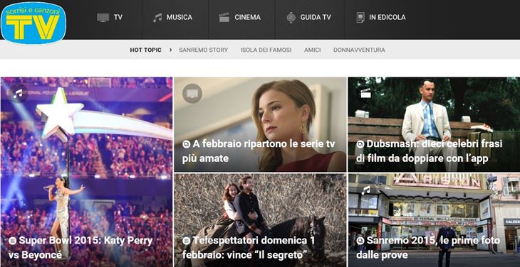Programmi Tv Stasera Su Sorrisi E Canzoni
