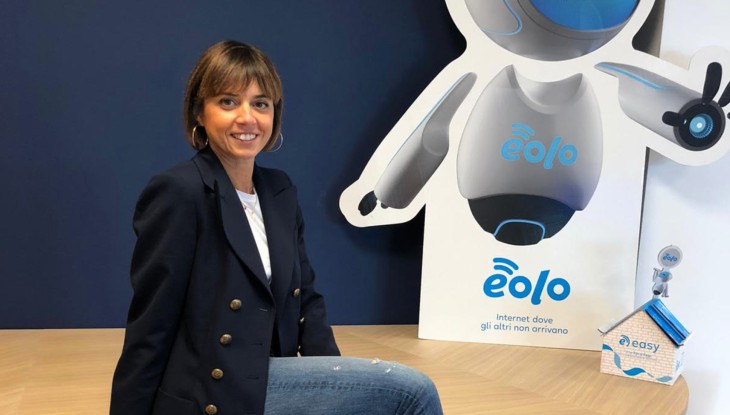 Marzia Farè, a capo del centro media interno di Eolo