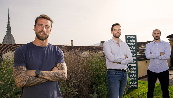 Claudio Marchisio, Alessandro Veroli e Giorgio Chiellini