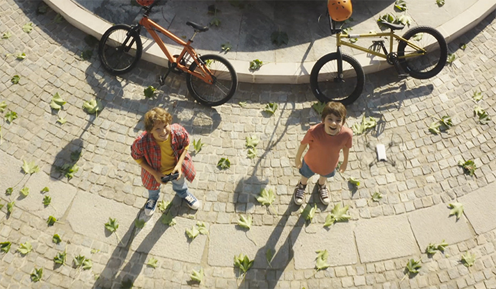 Un frame del nuovo spot Mulino Bianco