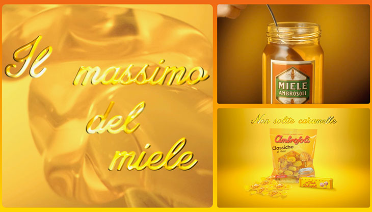 Alcune immagini degli spot Ambrosoli