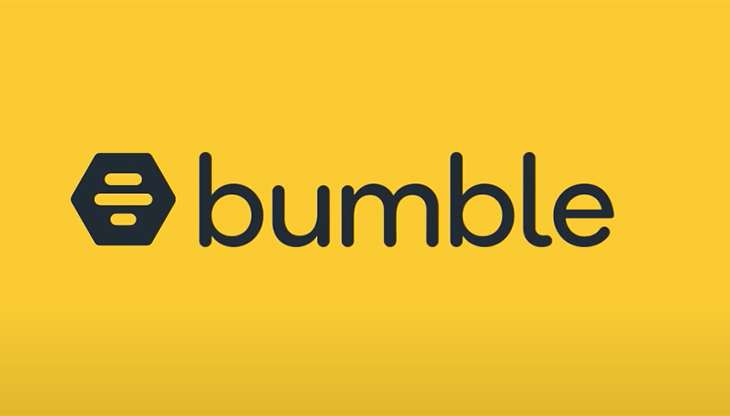 Il logo dell'app di dating Bumble