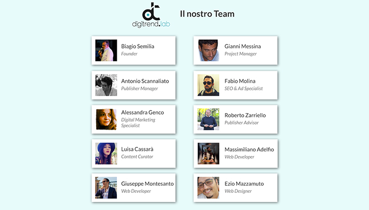 Il team di Digitrend Lab