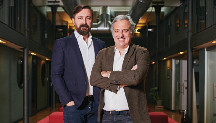 Massimo Righini, Chief Creative Officer di Casta Diva Group, con Fabio Nesi, A.D. di Casta Diva Pictures