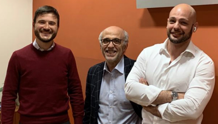 da sinistra: Enrico Porreca, Beppe Carrella e Valerio Italia
