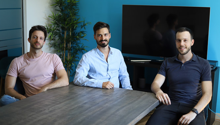 Da sinistra, Massimo Caroli (COO e Co-Founder), Riccardo Fuzzi (CEO e Co-Founder) e Alessandro Del Grano (CCO e Co-Founder)