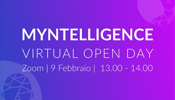 Il Myntelligence Virtual Open Day si svolgerà il 9 febbraio