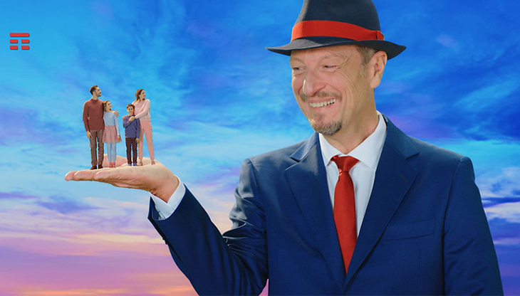 Amadeus nel nuovo spot di Tim Unica