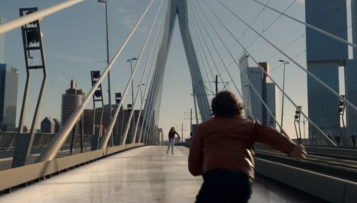 Un frame del nuovo spot Vodafone