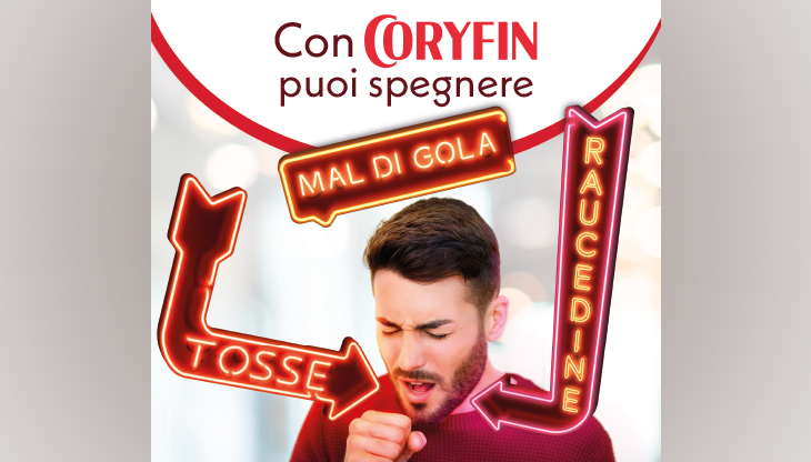 Un dettaglio della campagna pubblicitaria di PicNic per Coryfin 