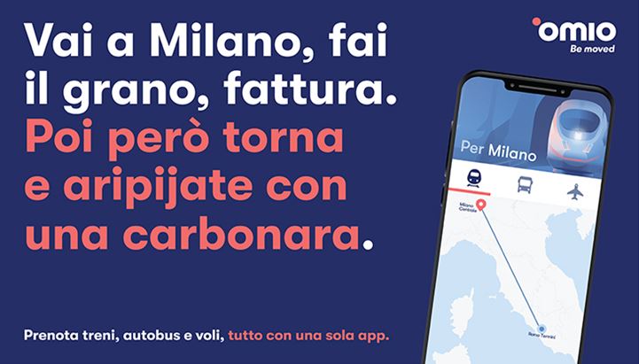 Omio ironizza sulle differenze tra Milano e Roma nella campagna OOH