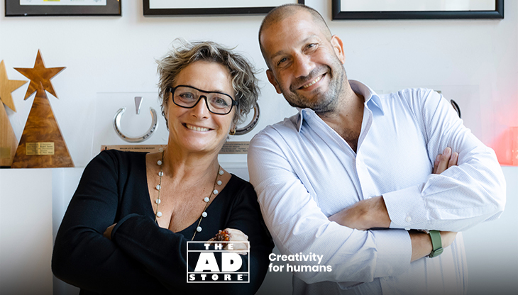 Natalia Borri e Bruno El Adm di The Ad Store 