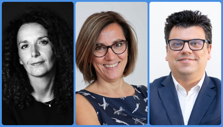 Da sinistra: Marianna Ghirlanda, Chiara Mauri e Alberto Vivaldelli