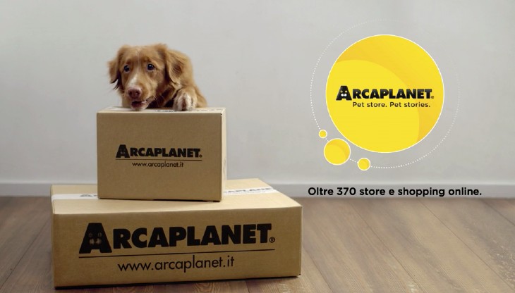 Un frame del nuovo spot Arcaplanet