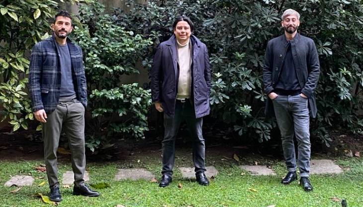 Da sinistra: Paolo De Santis, Davide Tran e Stefano Argiolas
