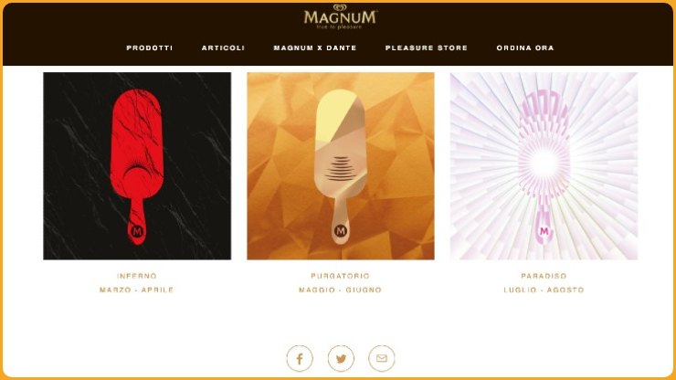 Magnum, una limited edition celebra Dante