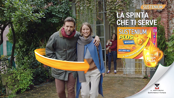 Un frame del nuovo spot dedicato a Sustenium Winter