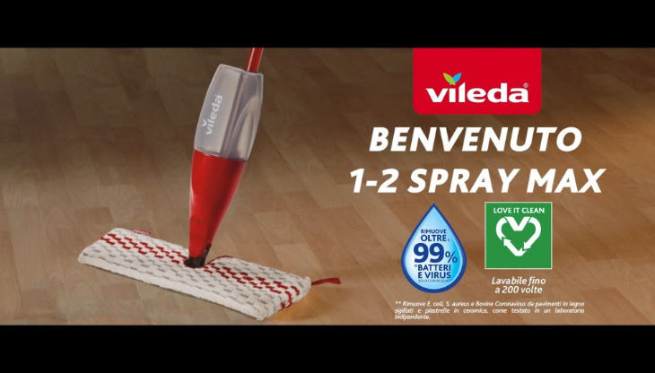 Un'immagine del nuovo spot Vileda