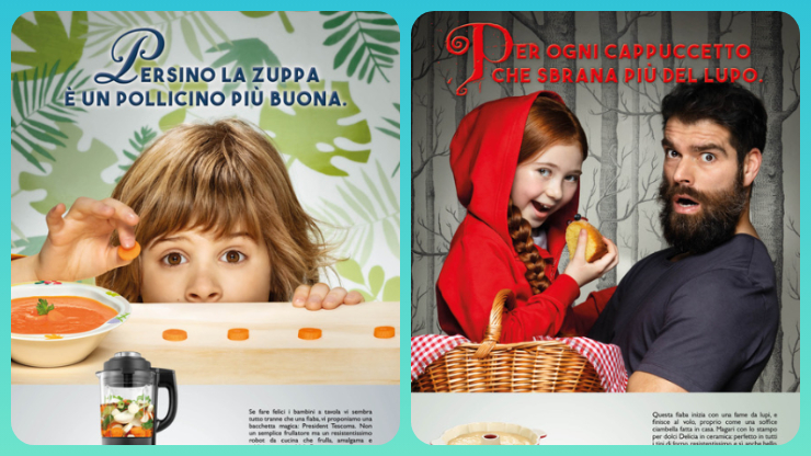 La nuova pubblicità Tescoma: due dettagli delle creatività