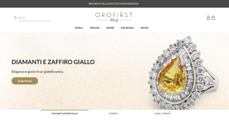 L'ecommerce Orofirst Shop