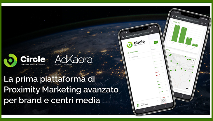 Circle è la proximity suite avanzata sviluppata e lanciata da AdKaora