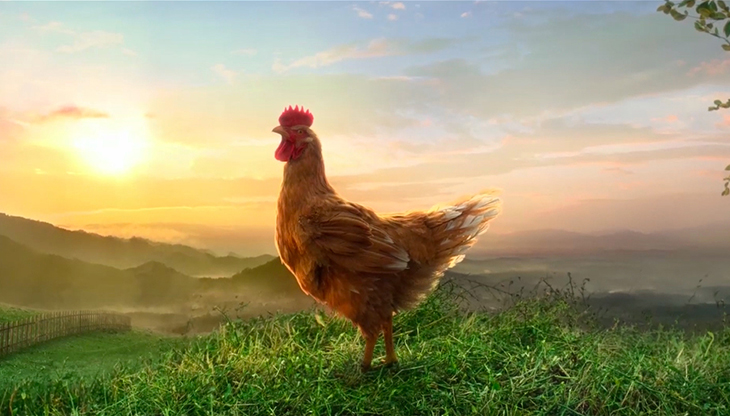 Il "Re Pollo" Il Campese è il protagonista del nuovo spot Amadori