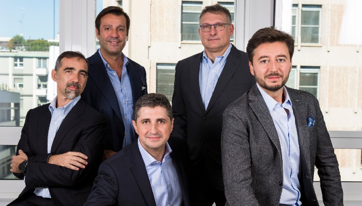 Da sinistra: Sandro Moretti, Antonio Achille, Marco Caradonna, Giovanni Strocchi, Umberto Bottesini