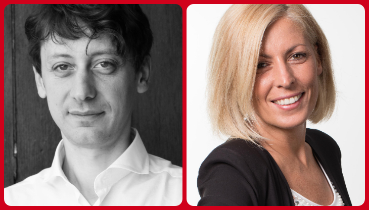 Da sinistra, Giorgio Chiaramonte e Cristina Ughes, le due new entry di Starcom Italia