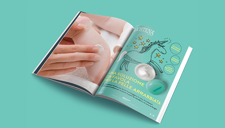 Il key visual del nuovo posizionamento di Lichtena dà il via alla partnership con Copiaincolla