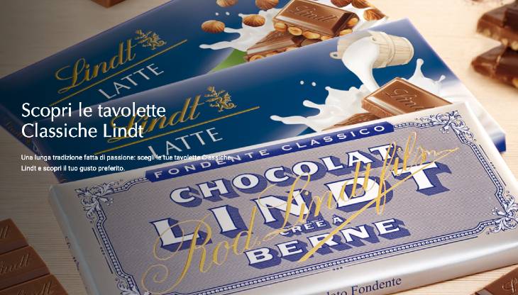 Gara media in corso per Lindt (foto Lindt.it)