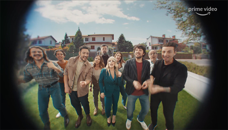 I protagonisti del nuovo spot italiano di Amazon Prime Video
