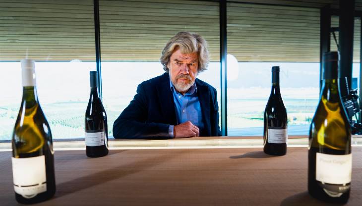 Reinhold Messner, protagonista del nuovo spot dei vini dell'Alto Adige