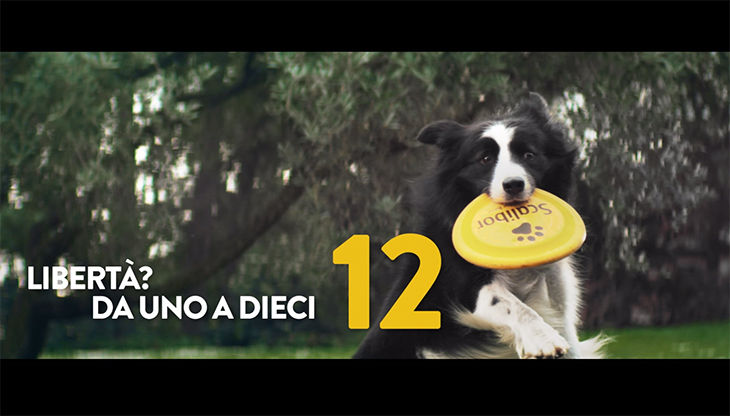 Un frame del nuovo spot televisivo di Scalibor