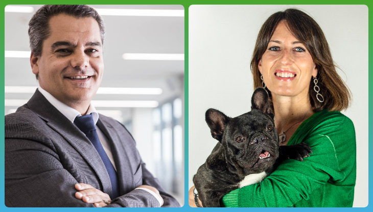 Da sinistra, Andrea Sinisi di Initiative e Stefania Badavelli di Ceva