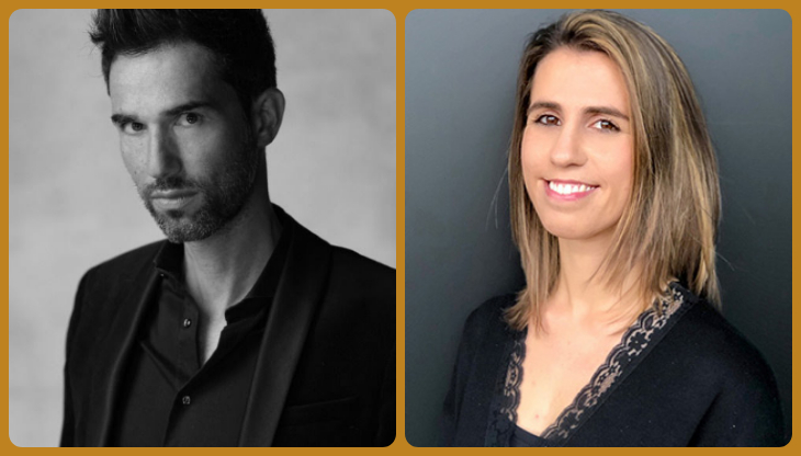 Da sinistra, Bassel Bakdounes, Ceo di Velvet Media, e Silvia Assirelli, a capo dell'ufficio milanese dell'agenzia