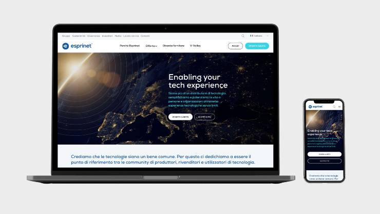 Boraso firma il nuovo sito di Esprinet