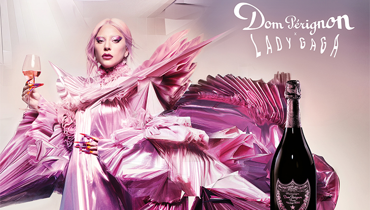 Lady Gaga è la protagonista del nuovo spot Dom Pérignon