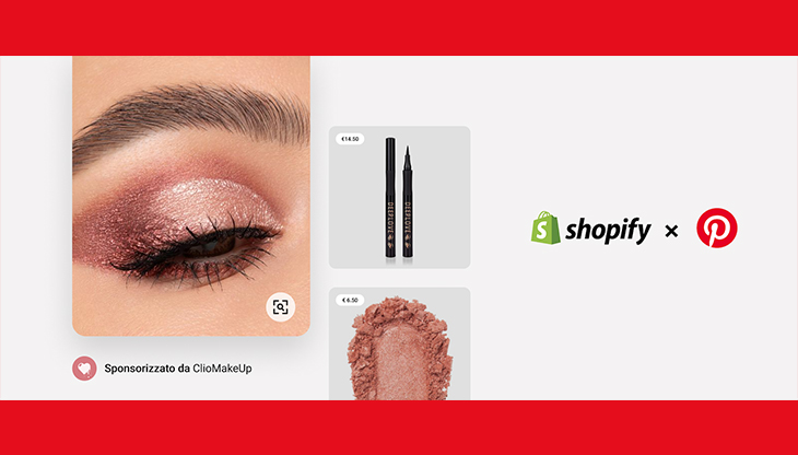 Pinterest amplia la partnership con Shopify anche all'Italia