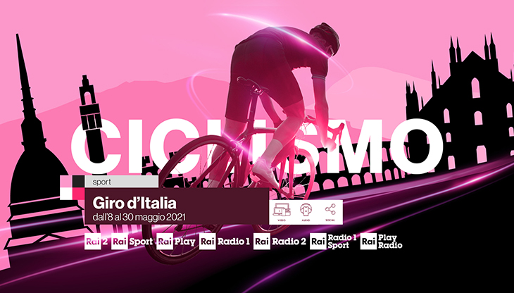 Rai Pubblicità presenta l’offerta commerciale dedicata al Giro d’Italia 2021 