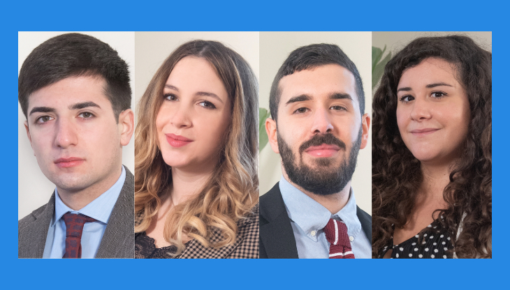 Da  sinistra: Alessandro Moneta, Chiara Zane, Valerio Carletti e Chiara Palumbo